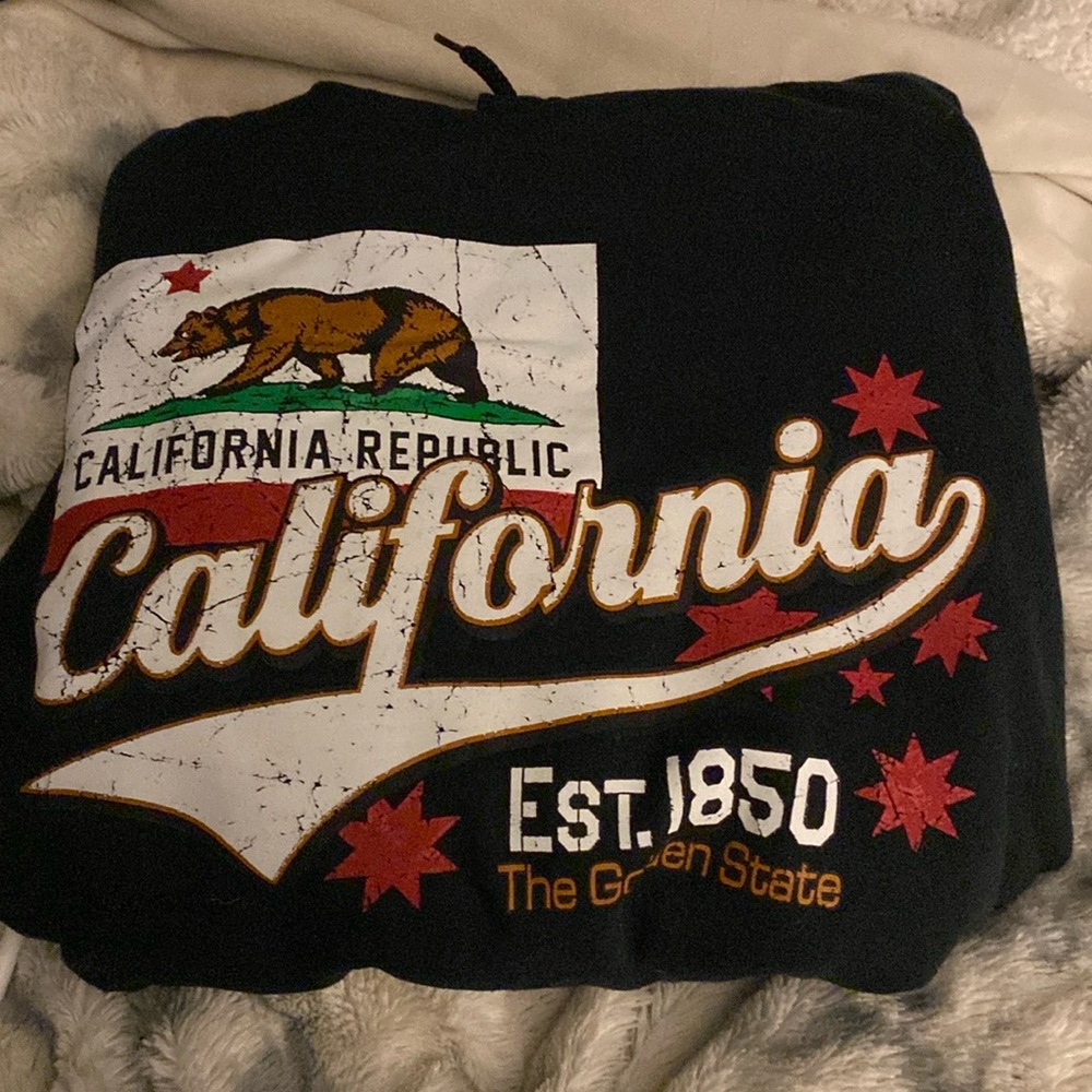 Black California hoddie